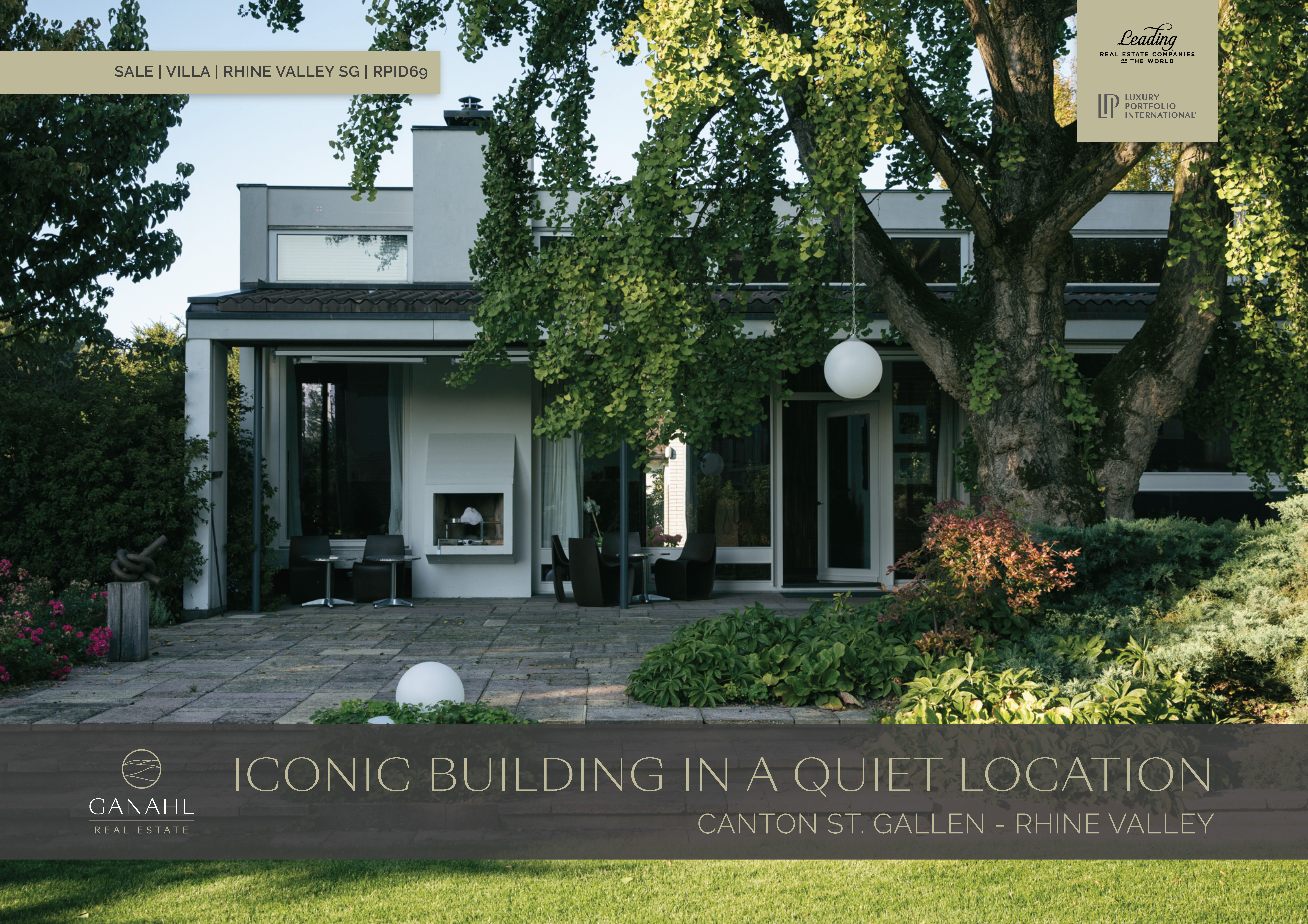 ICONIC BUILDING IN A QUIET LOCATION - ST. GALLEN RHINE VALLEY